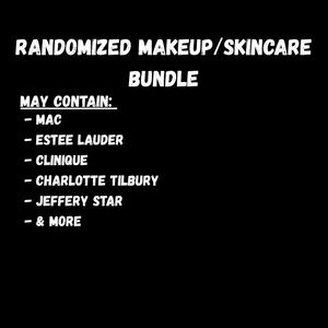 Randomized Makeup/Skincare Bundle | Size Medium (5 Makeup/Skincare Items)